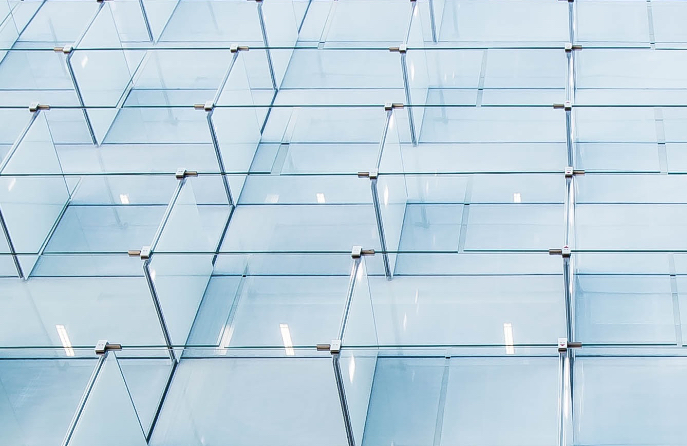 internet of things and internet of medical things represented by glass boxes