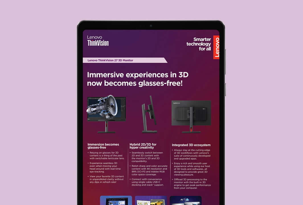 A new frontier of visual immersion